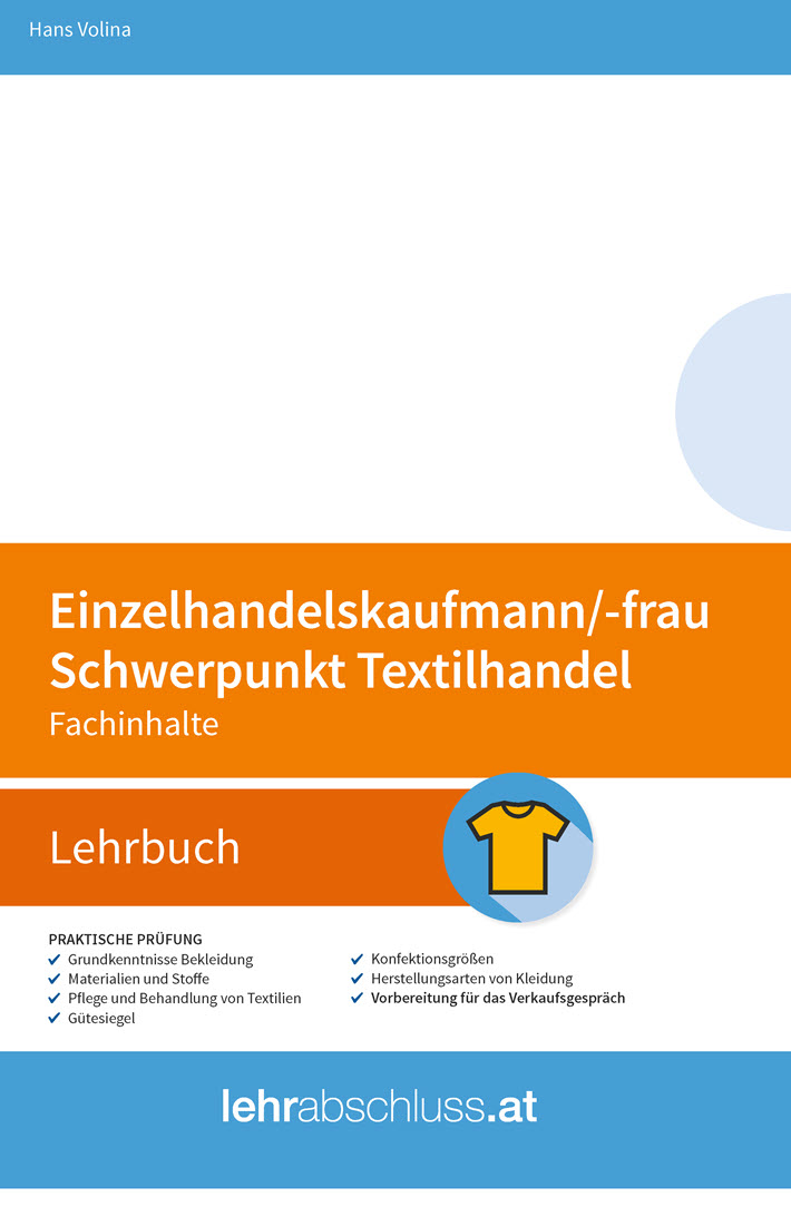 Fachbuch für den Lehrberuf Einzelhandel Schwerpunkt Textilhandel