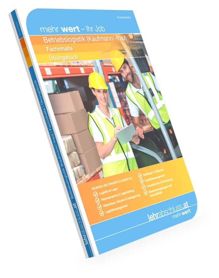 E-Learning Fachmodul BETRIEBSLOGISTIK (Kaufmann-/frau) GOLD Edition inkl. Lehrbücher (9 Monate)