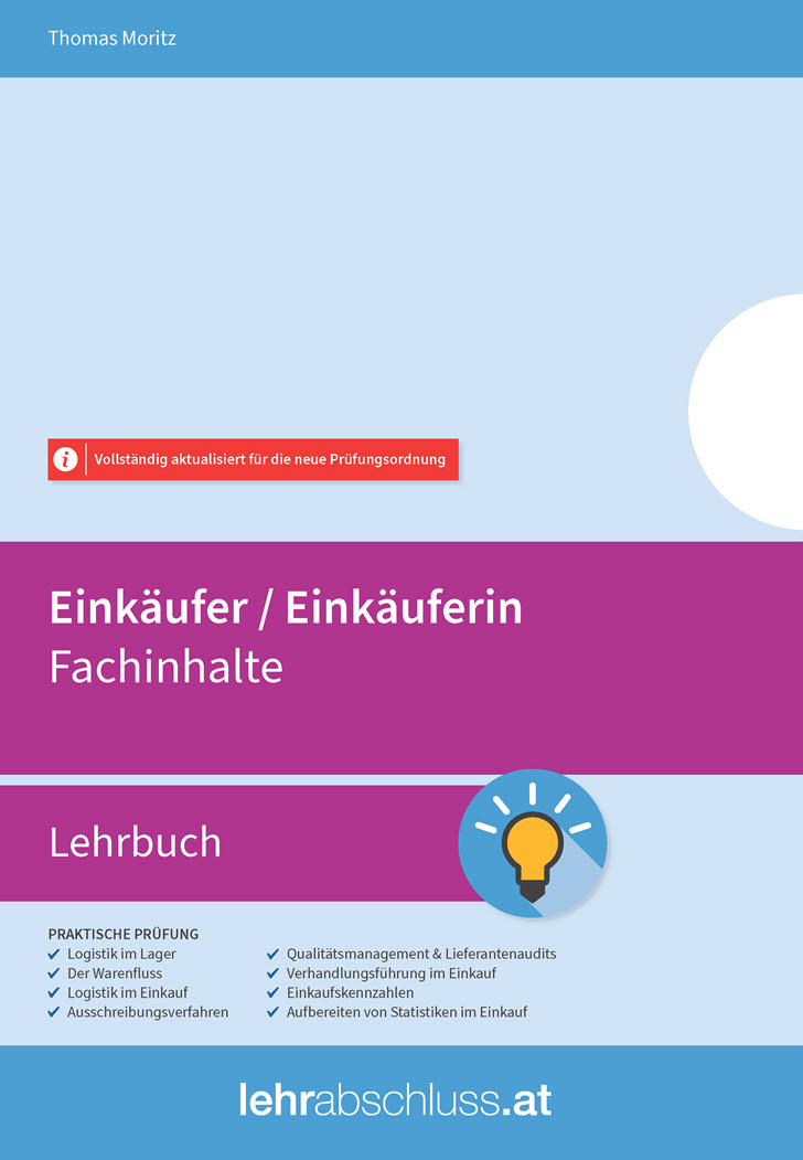 Einkäufer/Einkäuferin - Fachinhalte Lehrbuch